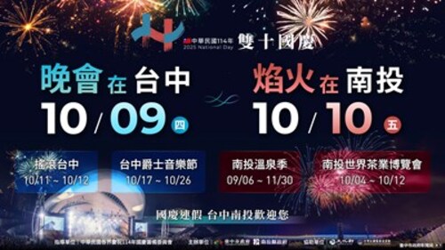1140928雙城共舞迎國慶！台中南投攜手打造四大活動盛典