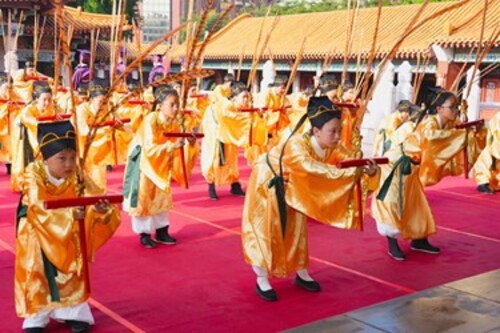 1140929德國漢學權威蘇費翔主任訪台 參與台中祭孔大典與客家音樂會