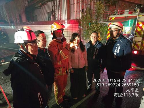 1150106太平區住宅火警 市府即刻啟動安置與證件補辦機制 全力照顧受災市民產品圖