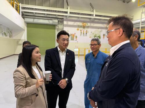 1150106江啟臣偕張嘉郡考察雲林廚餘去化廠 打造臺中「永續旗艦城」產品圖