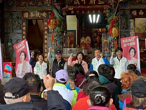 1150110何欣純東區開講傾聽民意 提「三加一」政見 陳雅惠：把市民聲音帶進市政