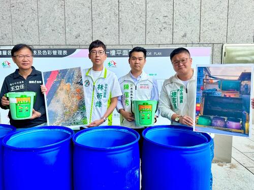 1150421分局長誤噴辣椒水丟官 盧秀燕：未坦承 耗費人力物力 民眾直擊清潔隊員亂倒廢水 盧市長：記過開罰產品圖