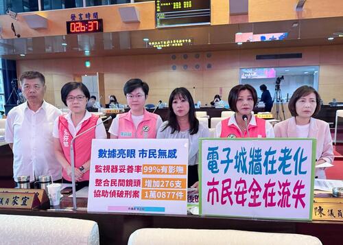 1150429台中監視器全台最多也最落後 市議員陳雅惠、江和樹要求儘速改善