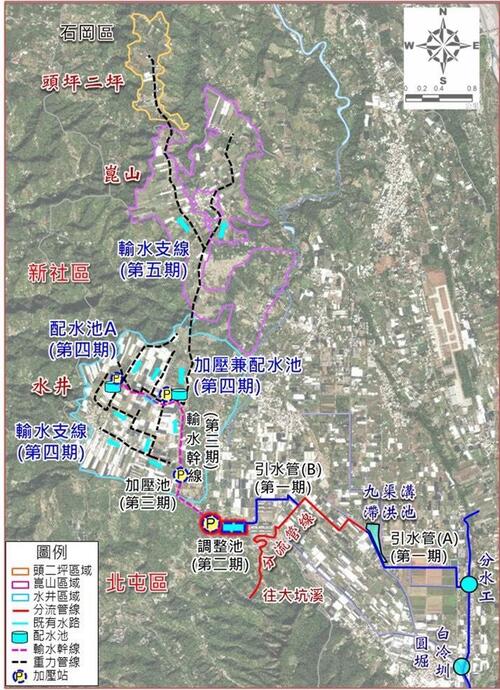 1150505斥資5億強化新社農業韌性！白冷圳工程分五期推動 進度持續邁進