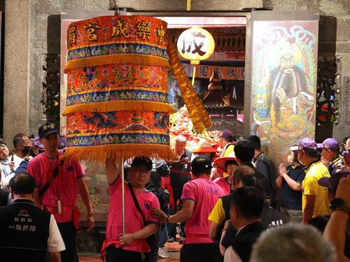 1150509台中樂成宮旱溪媽祖回鑾！22天遶境祈福圓滿完成 民政局長恭迎媽祖安座祈願國泰民安