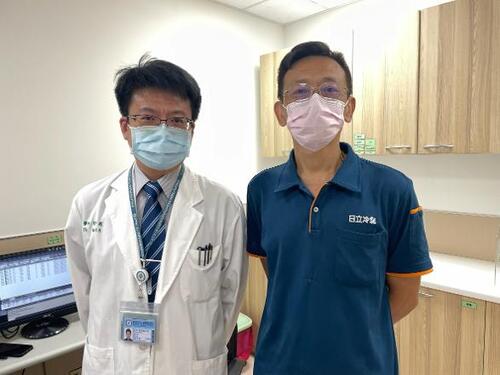 1150714四十七歲戒菸男健檢發現肺癌 中醫大市醫達文西結合ERAS助早期治癒