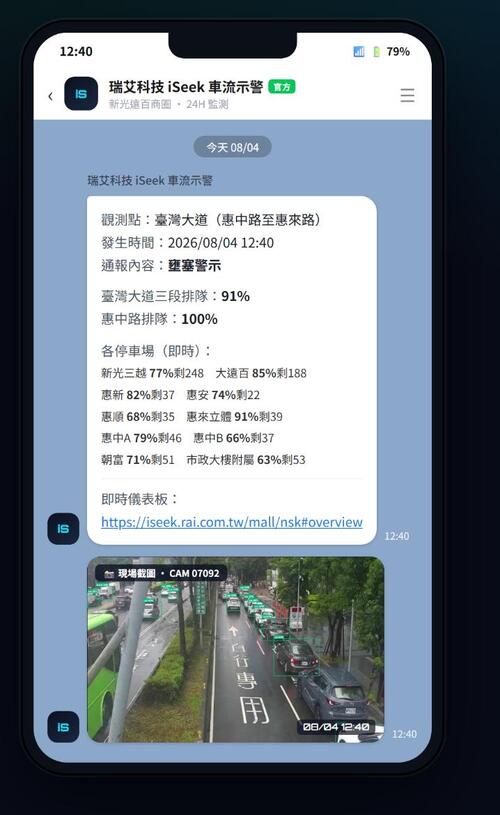 1150817中市交通局攜手瑞艾科技導入AI Agent 開創交通主動預警新模式產品圖