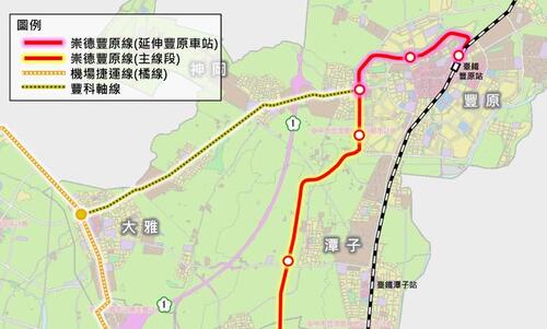 1150818中捷紅線規劃再優化！評估延伸豐原車站新增2站 提前布局豐科軸線產品圖