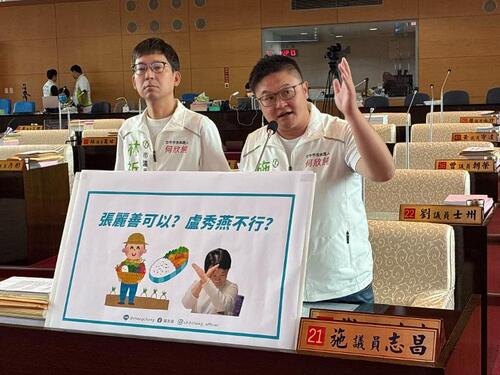 1150821四十一億免費營養午餐不能降品質！中市議員施志昌籲：採購台中在地無毒有機食材產品圖