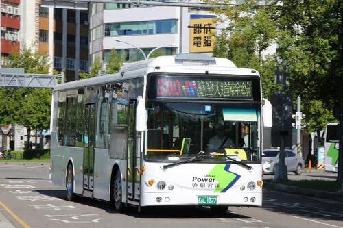 1150829中市台灣大道邁向低碳幹線 37輛全新電巴接棒上路