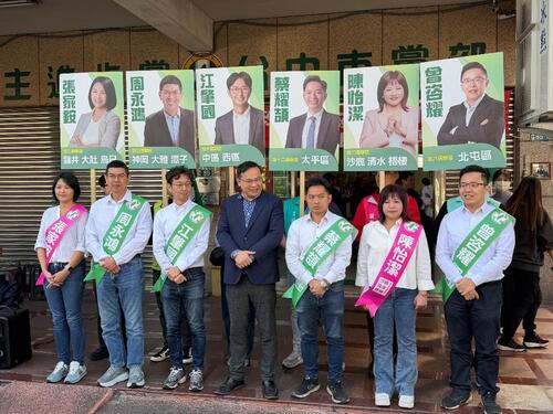 1150210立委王義川唯一推薦「正派台中隊」連線：市議會最強戰力 何敏誠決定由女兒何翊綾接棒 登記參選東南區