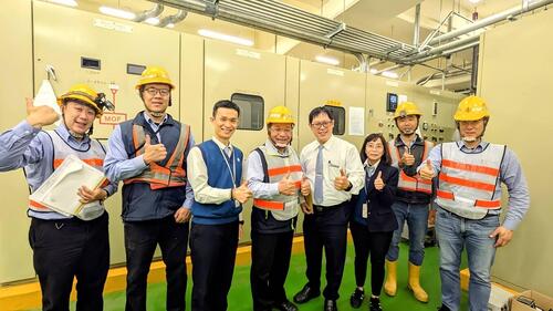 1150211台電台中區處「馬」不停蹄啟動春節專案檢測 確保交通與醫療重要用戶連假用電穩定