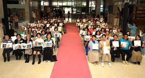 1150314二十五歲的夢想遇見94歲的優雅 台中女性藝術家聯展 刷新歷屆規模紀錄！