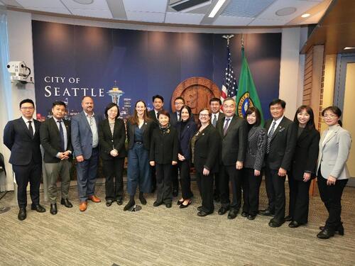 1150321訪美行程滿檔！盧市長城市外交最後一站  會晤西雅圖、塔可瑪兩市長交流「台中經驗」