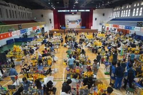 1150328中市機關王大賽登場 636位學子競技用積木打造科技創意