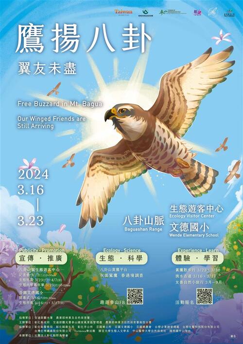 2024鷹揚八卦 提倡生態環境保育 參山處推廣八卦山共學、共遊賞鷹  |優質節目|台灣半線彰化情