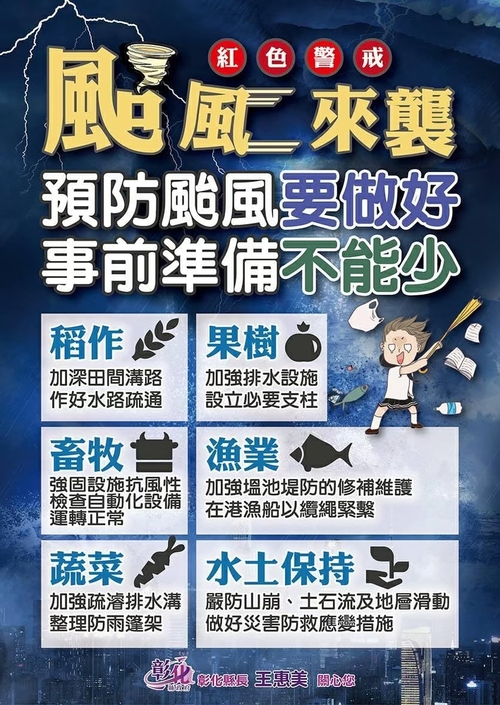 楊柳颱風週三(13日)襲台 彰化縣政府籲請農友加強防範措施<br>  |優質節目|台灣半線彰化情